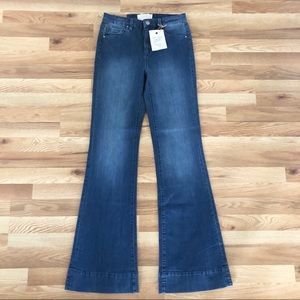 Rachel Roy Peace Love Highrise Flare Denim